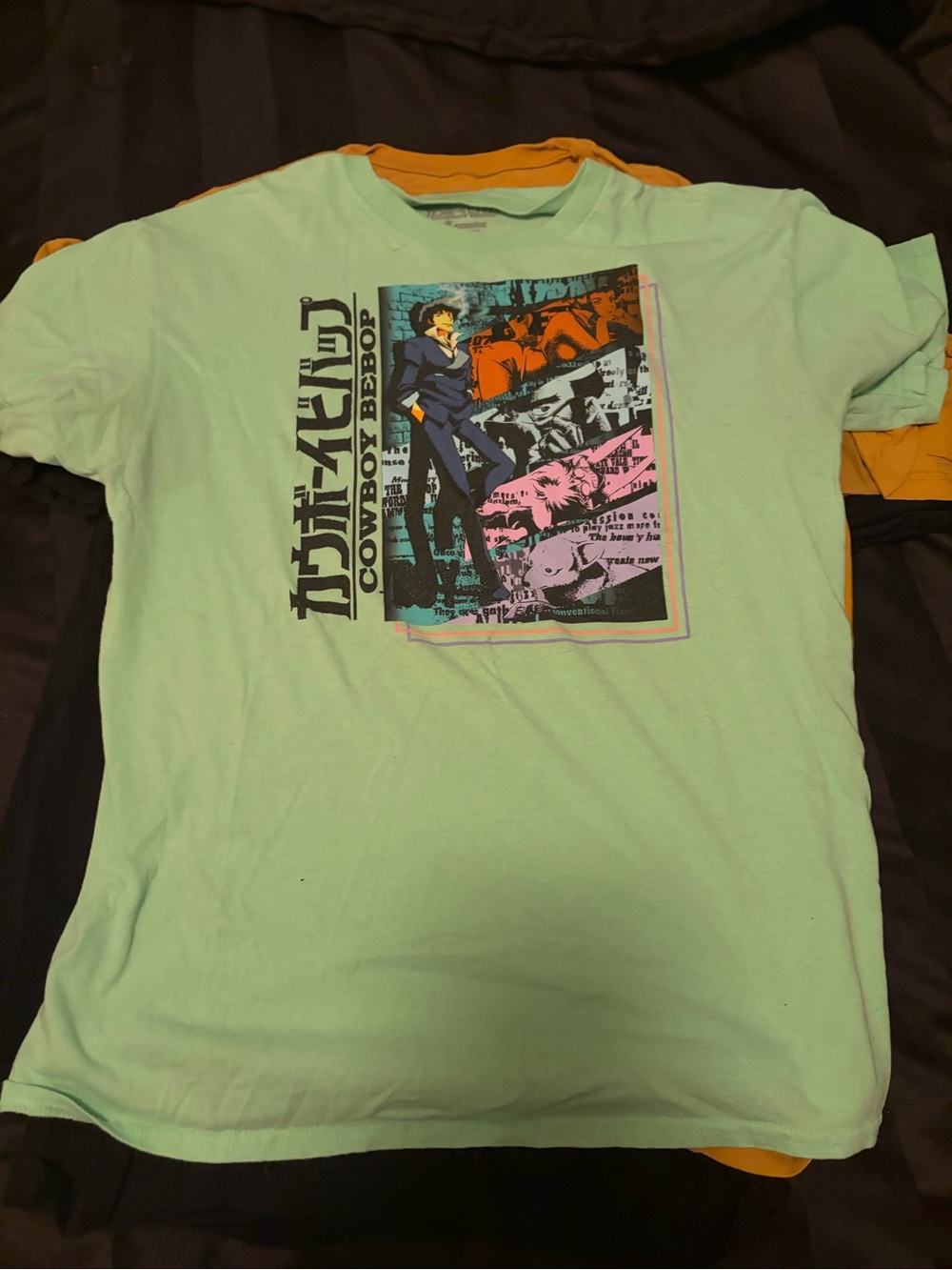 Cowboy Bebop Graphic Tee - Light Green